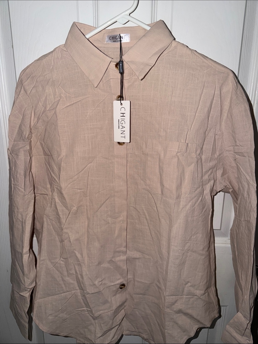 Gant Light Beige Lightweight Shirt Jacket